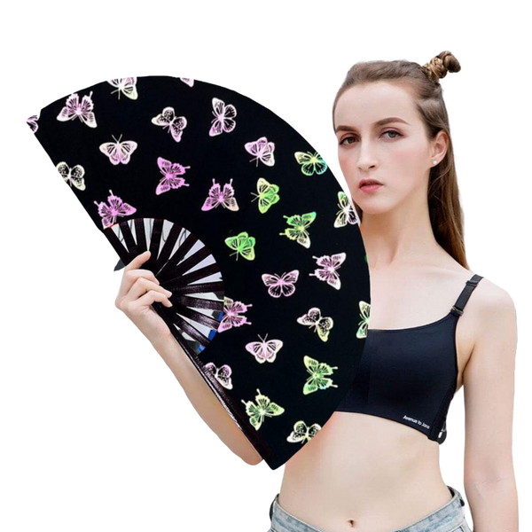 Holographic Rave Fan "Butterfly"