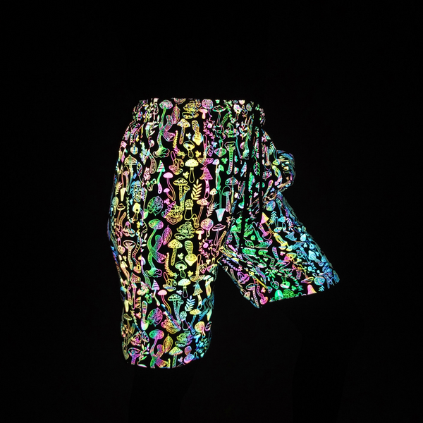 Holographic Print Women's Shorts