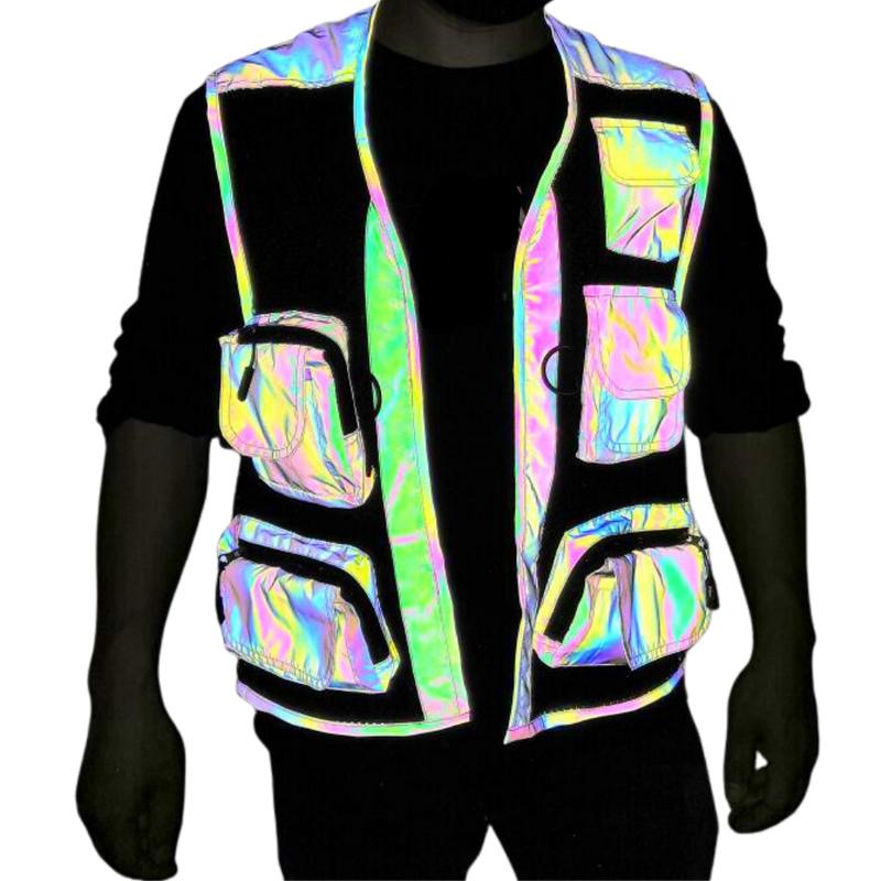 Holographic Techwear Vest