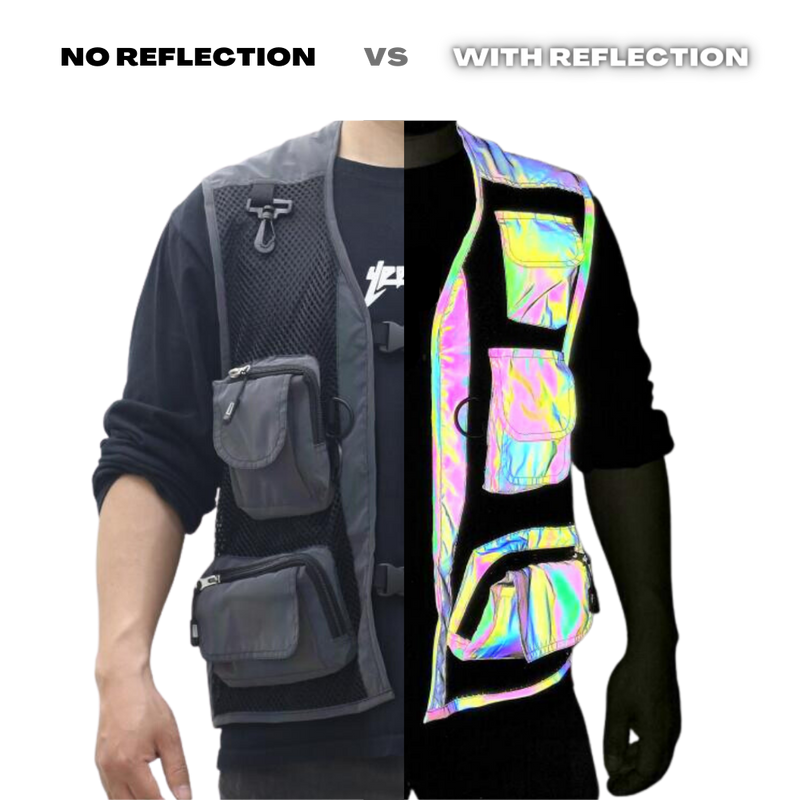 Holographic Techwear Vest