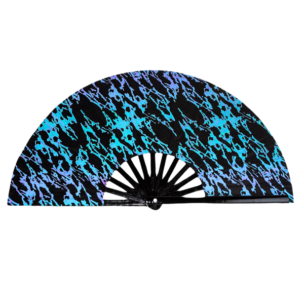 Holographic Rave Fan "Camo"
