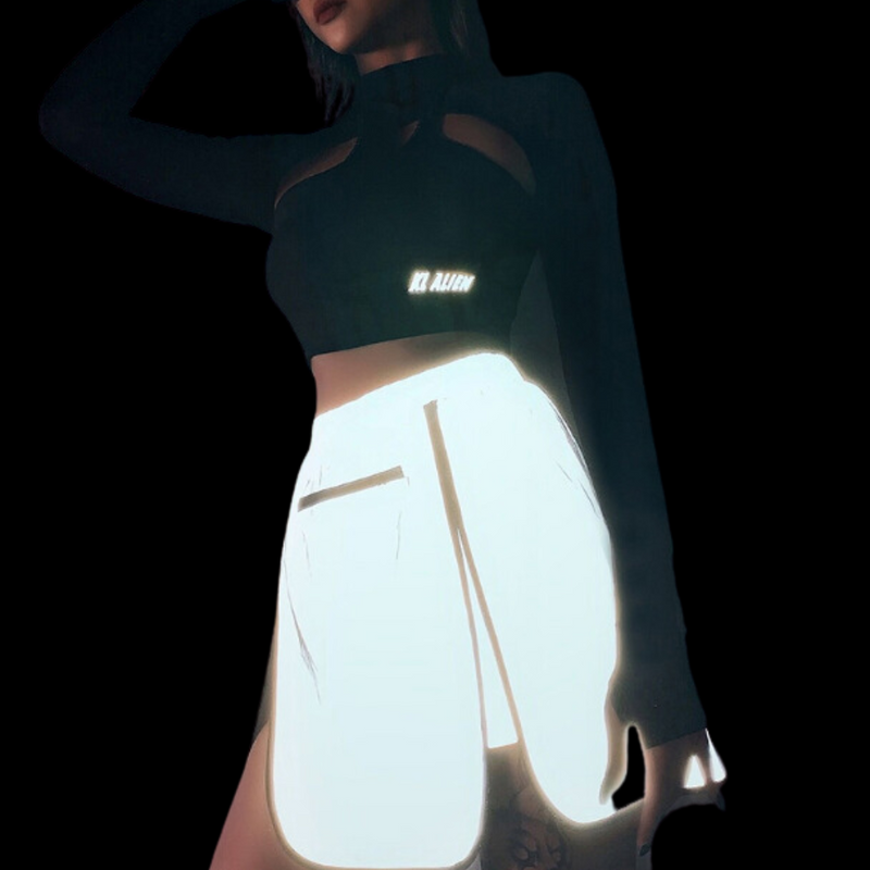 Reflective Rave Skirt