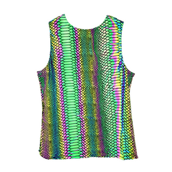 Holographic Tank Top "Snake"