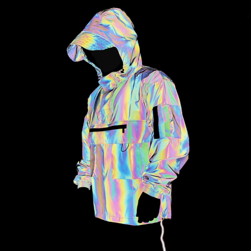 Holographic Windbreaker Jacket