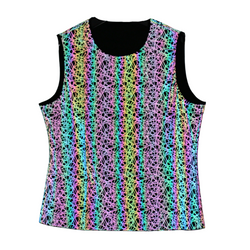 Holographic Tank Top "Web"