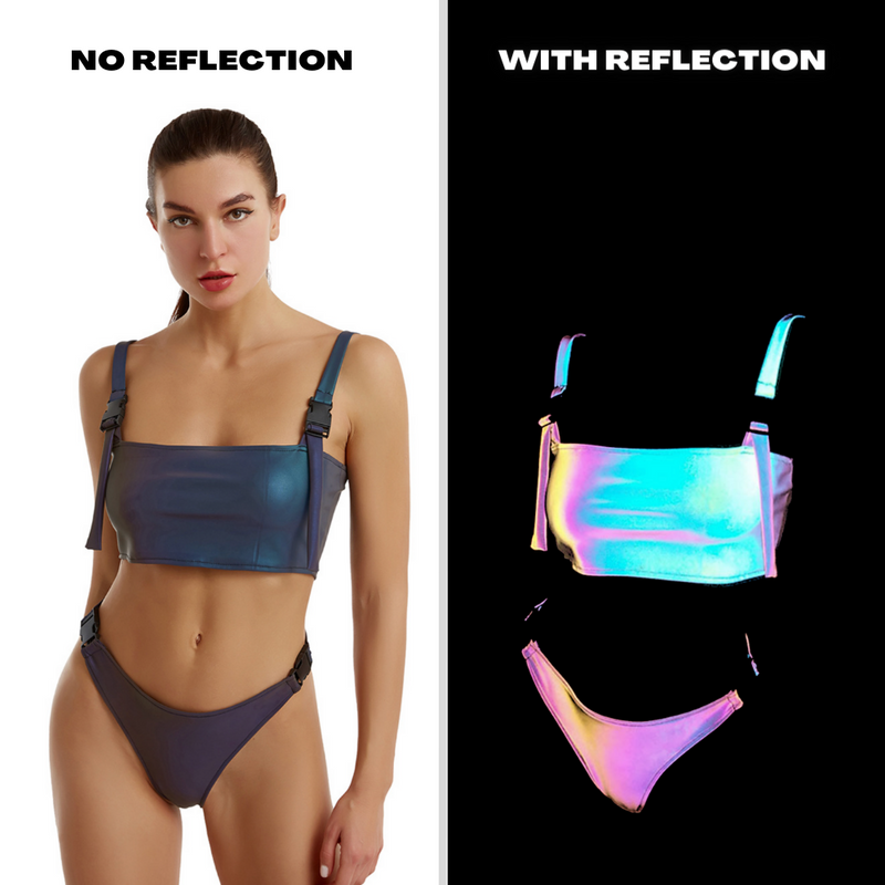 Holographic Two Piece Set