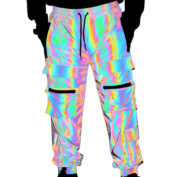 Holographic Techwear Pants