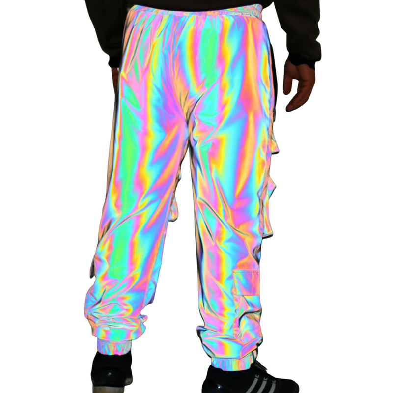 Holographic Techwear Pants
