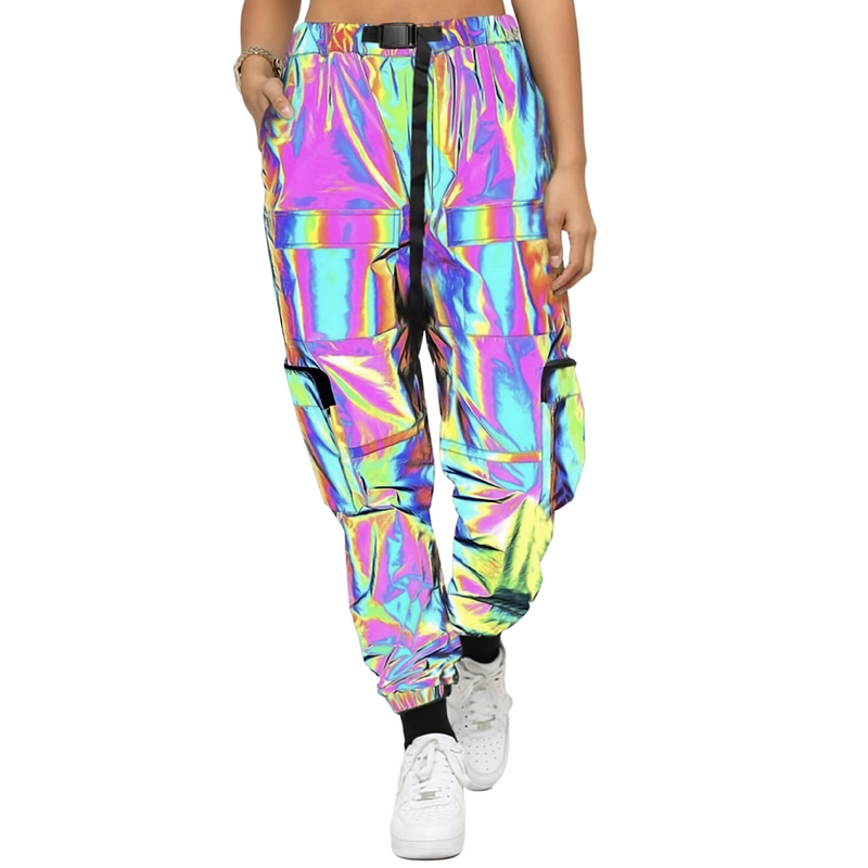 Holographic Cargo Pants