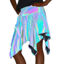 Holographic Rave Skirt