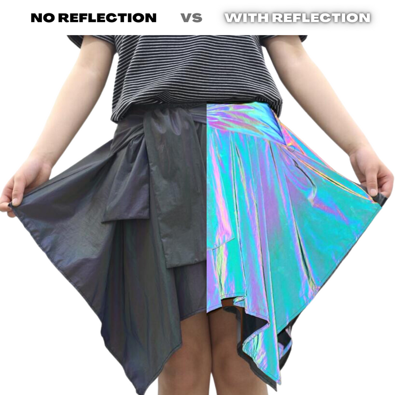 Holographic Rave Skirt