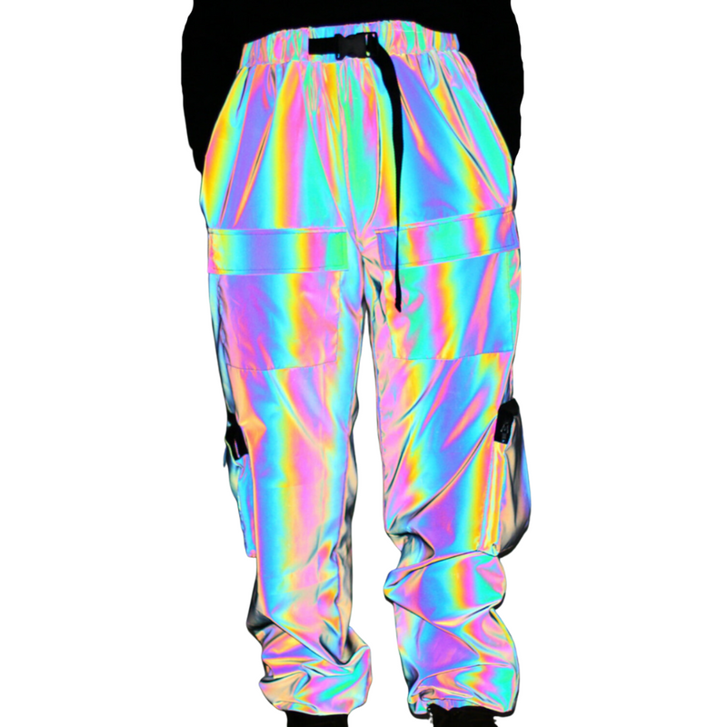 Holographic Track Pants