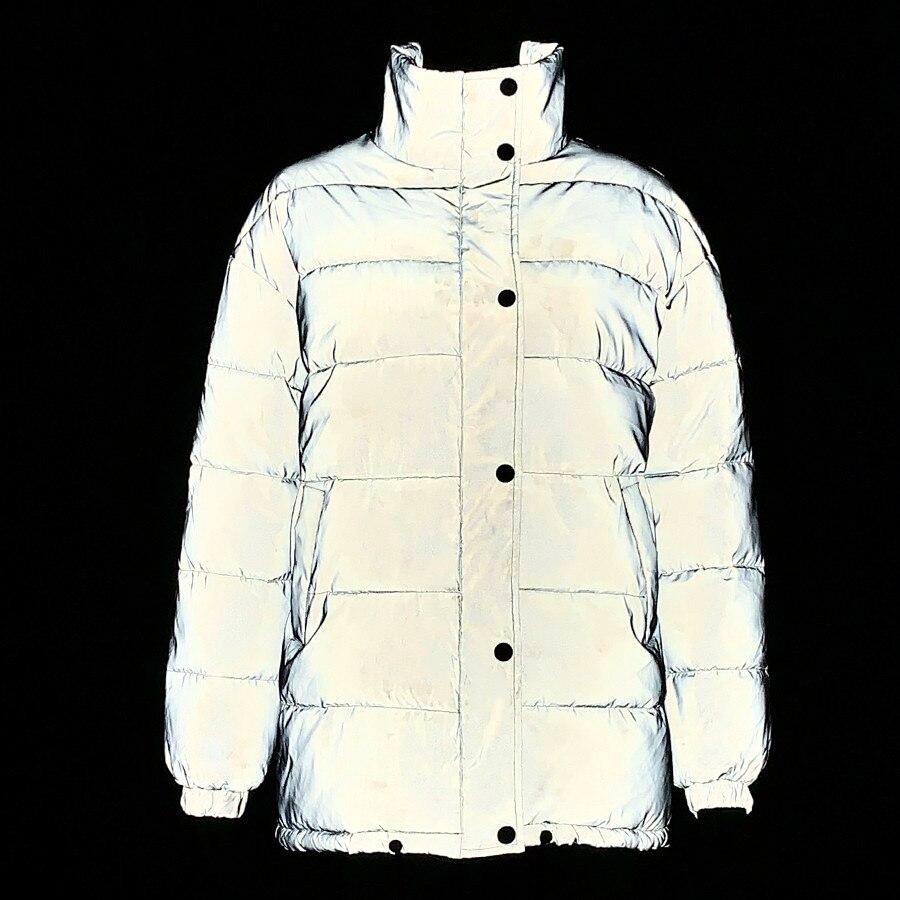 Reflective padded jacket womens on sale