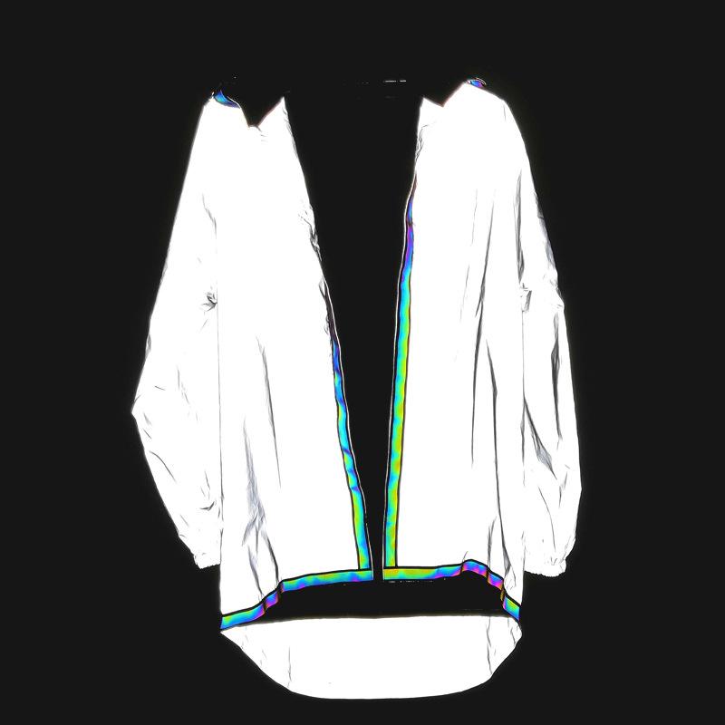 Reflective Windbreaker Jacket Coat Hoodie Overhead 3m grey Reflective Pants Shop streetwear fashion